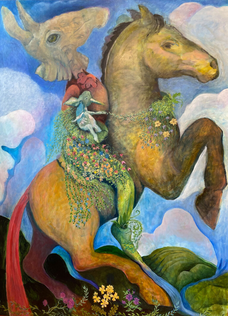 No Kings - 48in x 36in - Oil on Board